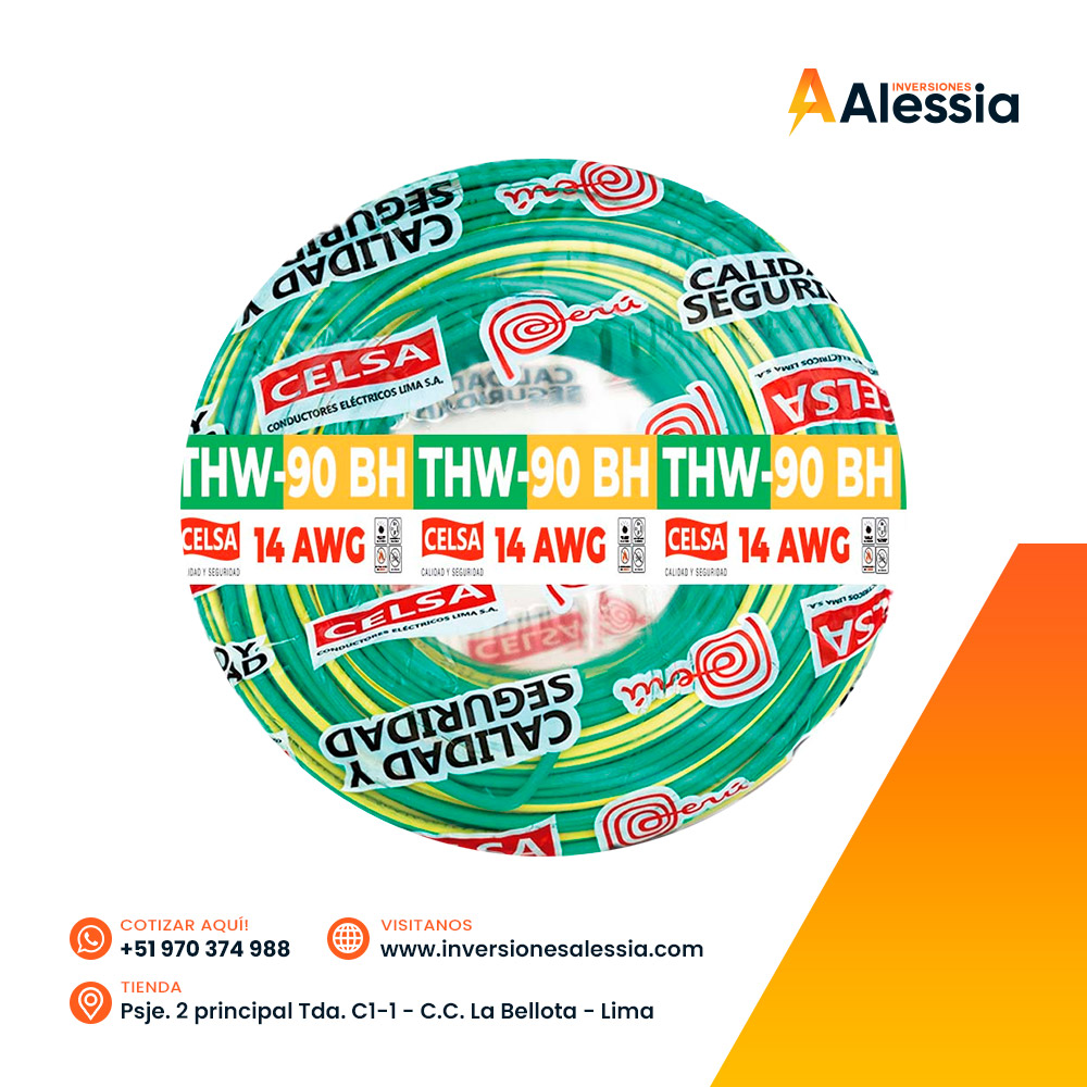 Cable Celsa THW- 90 BH 14 AWG