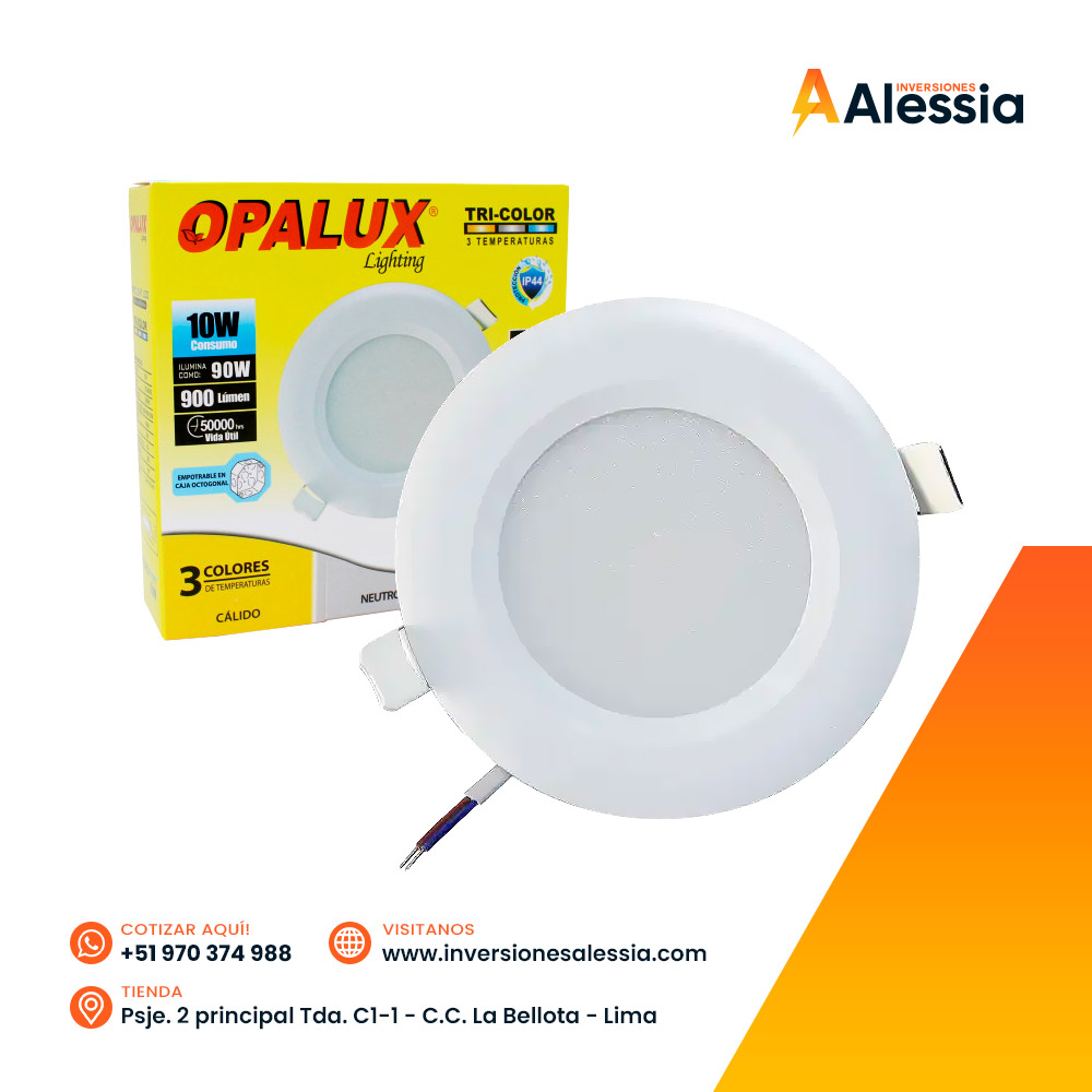 Spot Led Empotrable 10W Opalux