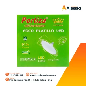 Focos Platillo Eclipse LED Portiza